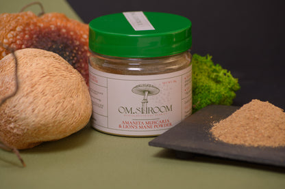 om.shroom Amanita Muscaria &amp; Lion’s Mane Mix Powder - more balance and harmony in everyday life