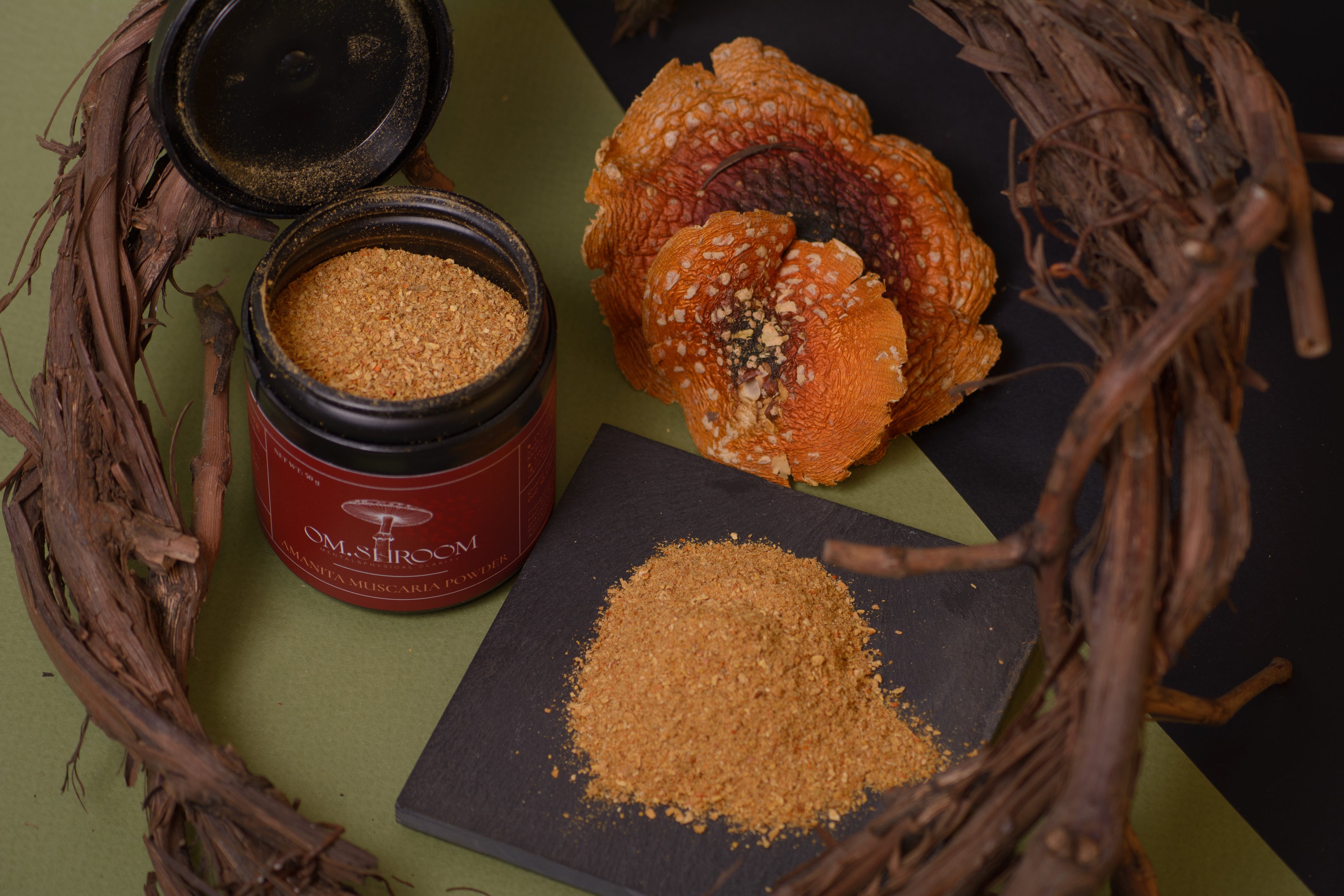 Fly agaric powder (Ground amanita muscaria mushroom)