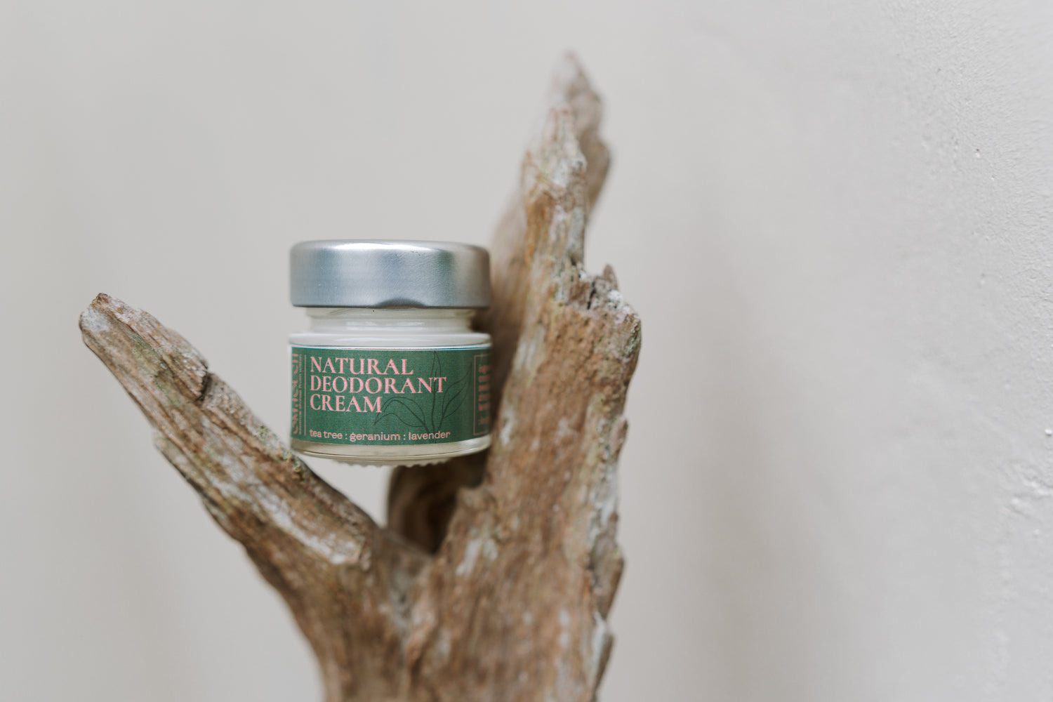 Natural Deodorant Cream geranium – lavender – tea tree