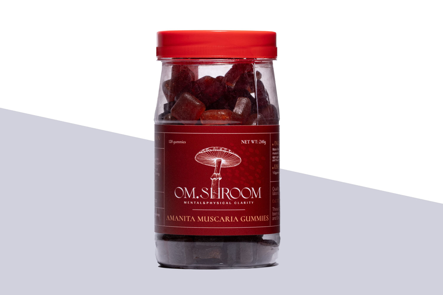 om.shroom Amanita Muscaria Gummies  - our mushroom-infused gummies for ⁠calm mind and sustained energy