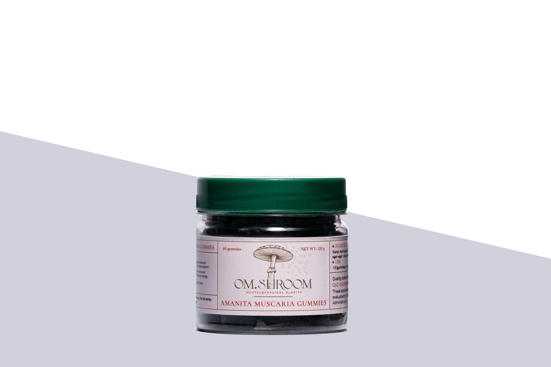 om.shroom Amanita Muscaria Gummies  - our mushroom-infused gummies for ⁠calm mind and sustained energy
