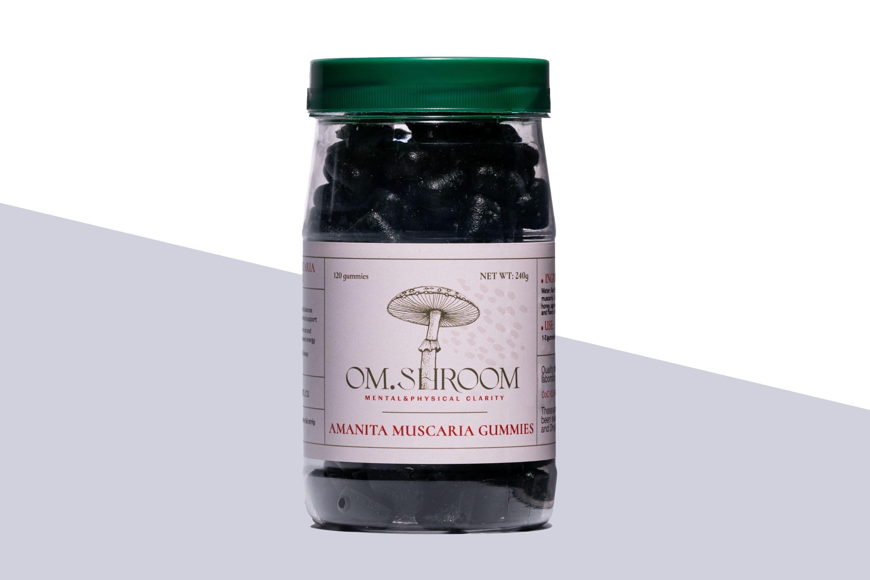 om.shroom Amanita Muscaria Gummies  - our mushroom-infused gummies for ⁠calm mind and sustained energy